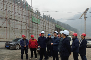 马永带队赴江家口水库督导工程建设情况