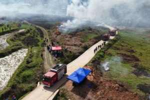 平昌县开展2026年森林火灾“双盲”应急演练