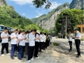 巴中市文旅集团知联会助力世界地质公园迎评备战