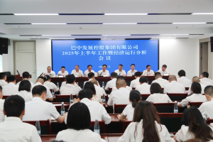 锚定目标，全力冲刺年度任务  巴中发展集团召开上半年工作暨经济运行分析会