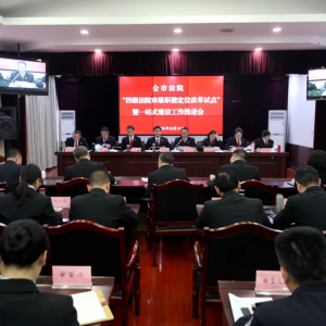 巴中中院召开完善四级法院审级职能定位改革试点暨一站式建设工作推进会 ...