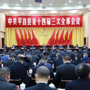 ​中共平昌县委十四届三次全体会议召开