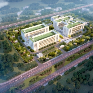 巴中市传染病医院建设项目普通装修即将完工