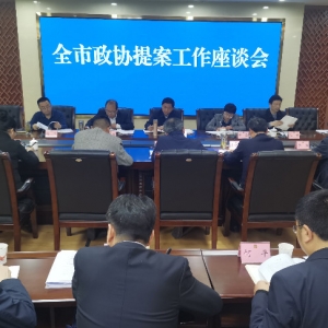 全市政协提案工作座谈会召开