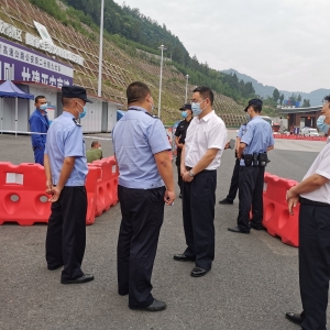 陈槟到通江县调研督导疫情防控和卫生健康重点工作