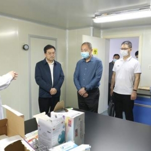 市委组织部副部长、市委编办主任余钱到市疾控中心专题调研机构编制工作