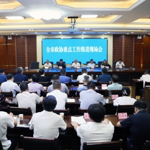 全市政协重点工作推进现场会召开