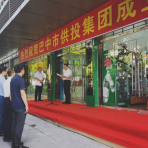 巴中市供销投资集团有限公司揭牌成立