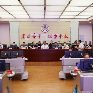 广元市城市管理行政执法局来巴考察学习城市管理工作