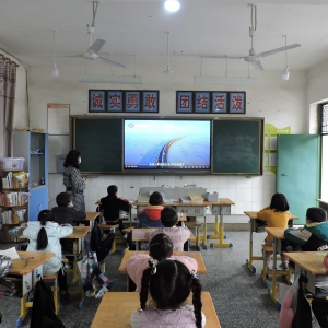 松果公益互动课堂走进平昌县乡村学校