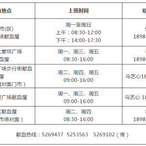 巴中市无偿献血倡议书
