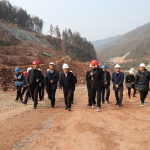 王毅常委调研督导江家口水库工程建设推进