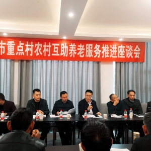 巴中召开全市重点村农村互助养老工作推进座谈会