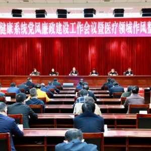 全市卫生健康系统党风廉政建设工作会议暨医疗领域作风整治动员会召开