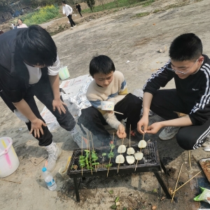 助力双减  快乐不减—恩阳区乐丰小学开展户外实践活动