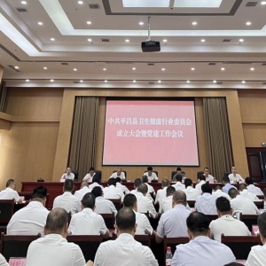 平昌县召开卫生健康行业党委成立大会暨党建工作会