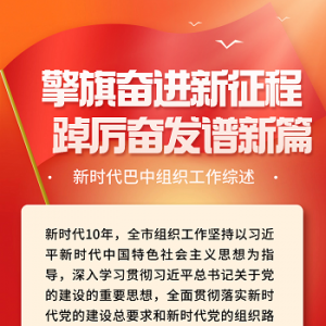 擎旗奋进新征程 踔厉奋发谱新篇——新时代巴中组织工作综述