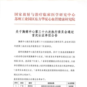 喜讯 ‖ 平昌县人民医院顺利通过国家级胸痛中心标准版认证