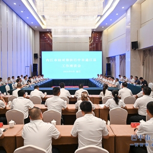 内江市结对帮扶巴中市通江县工作座谈会召开