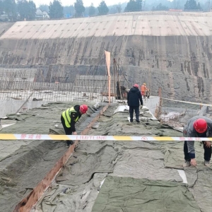江家口水库工程：春节奋战不停歇，工地一线建设忙