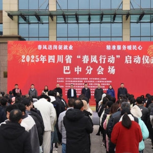 春风送岗，巴中启航——2025年四川省“春风行动”巴中分会场盛大启幕
