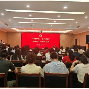 巴中市妇联举行“未爱护航·守护成长”未成年人保护活动