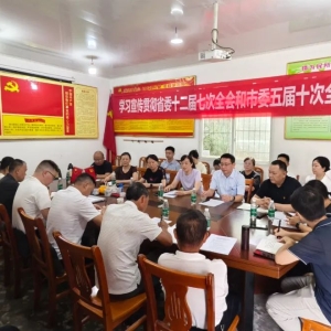 市委统战部到清江镇蔡家湾村宣讲省委市委全会精神