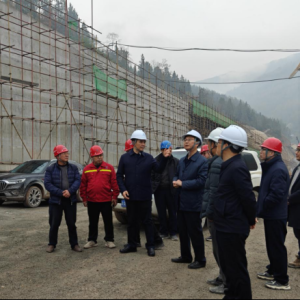 马永带队赴江家口水库督导工程建设情况